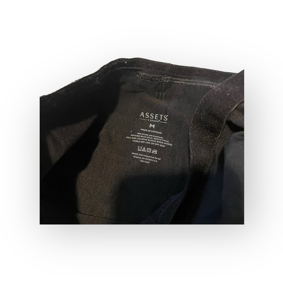 Assets By Spanx Black Tights Womens Medium Elastic Waist Shaping Stretch - Picture 6 of 6